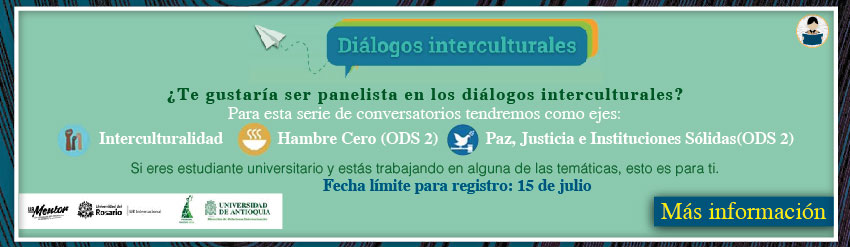 Participa como panelista en 'Diálogos interculturales'